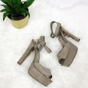 JUSTFAB Platform Sandals